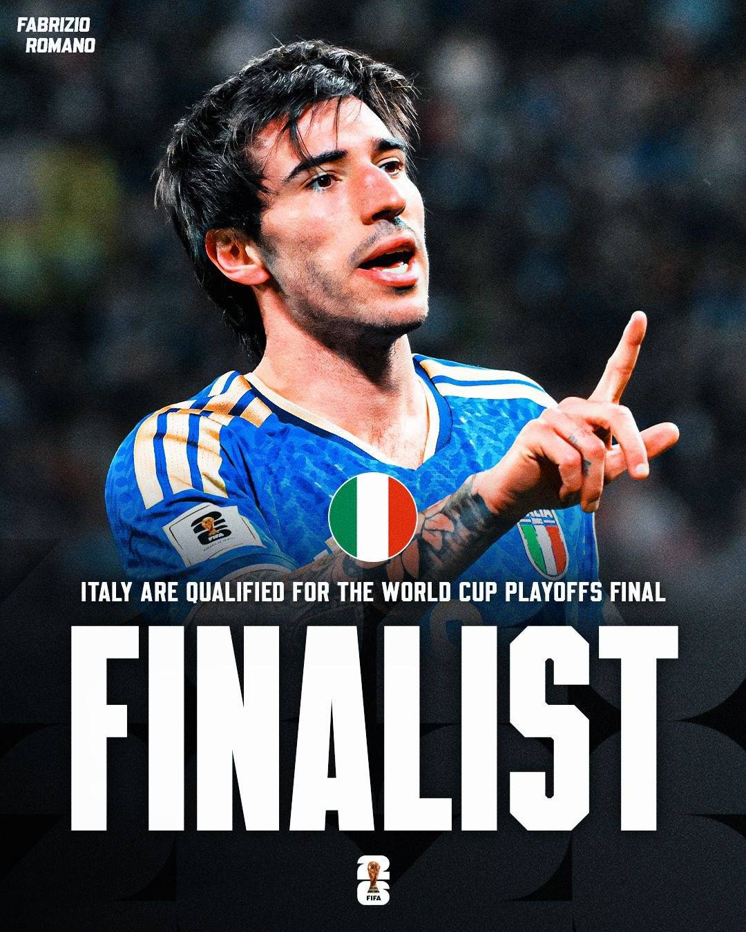 🇮🇹 Italy qualify to World Cup 2026 Playoffs final!