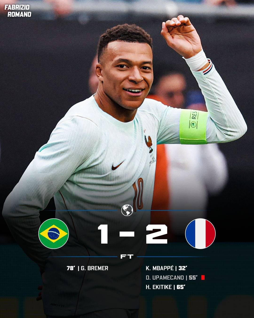 France beat Brazil in friendly game ahead of World Cup 2026! ✨🇫🇷