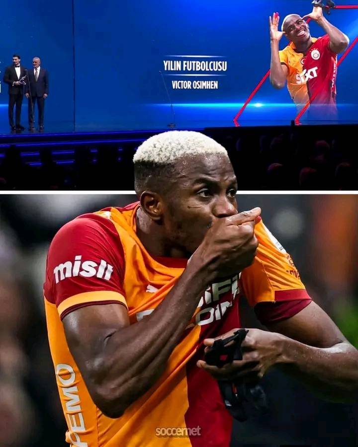 🔥🚨Victor Osimhen has been named the 2026 Milliyet Footballer of the Year.
Osimhen becomes the FIR...