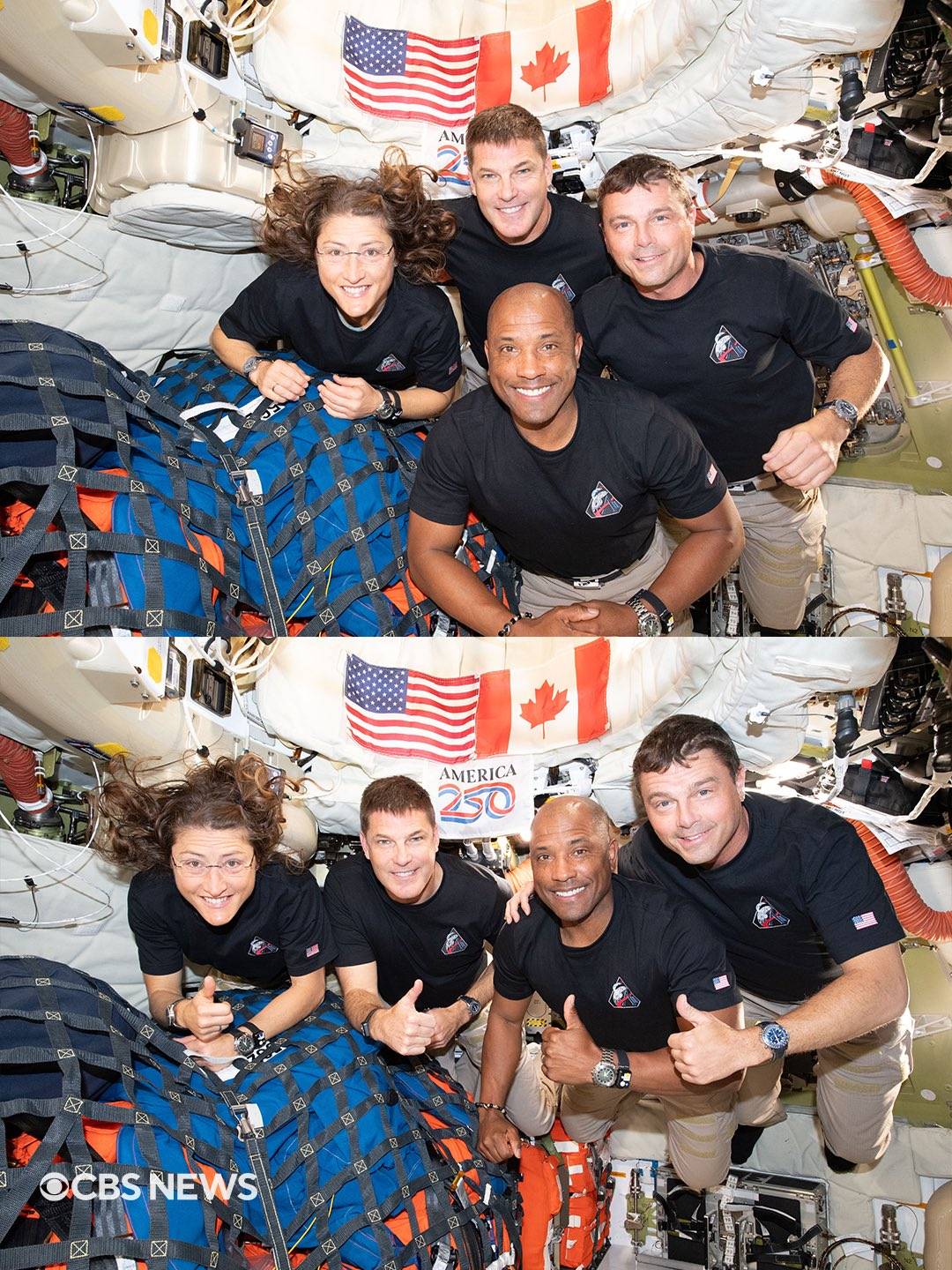 The Artemis II crew, who have been training together since they were first selected in April 2023, s...