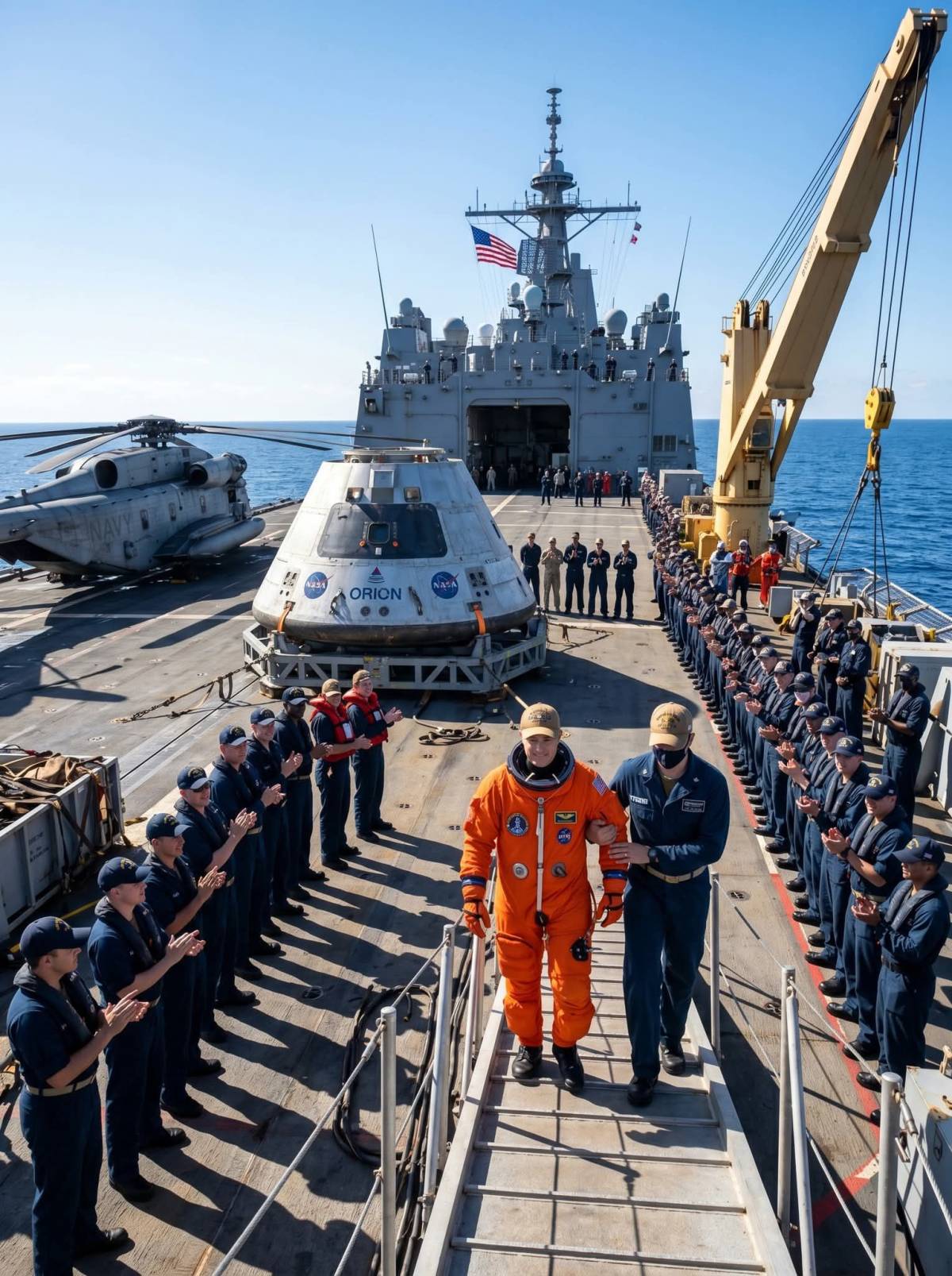 GRAVITY HITS DIFFERENT
After weeks of floating in weightlessness, Earth’s gravity hits like an old...