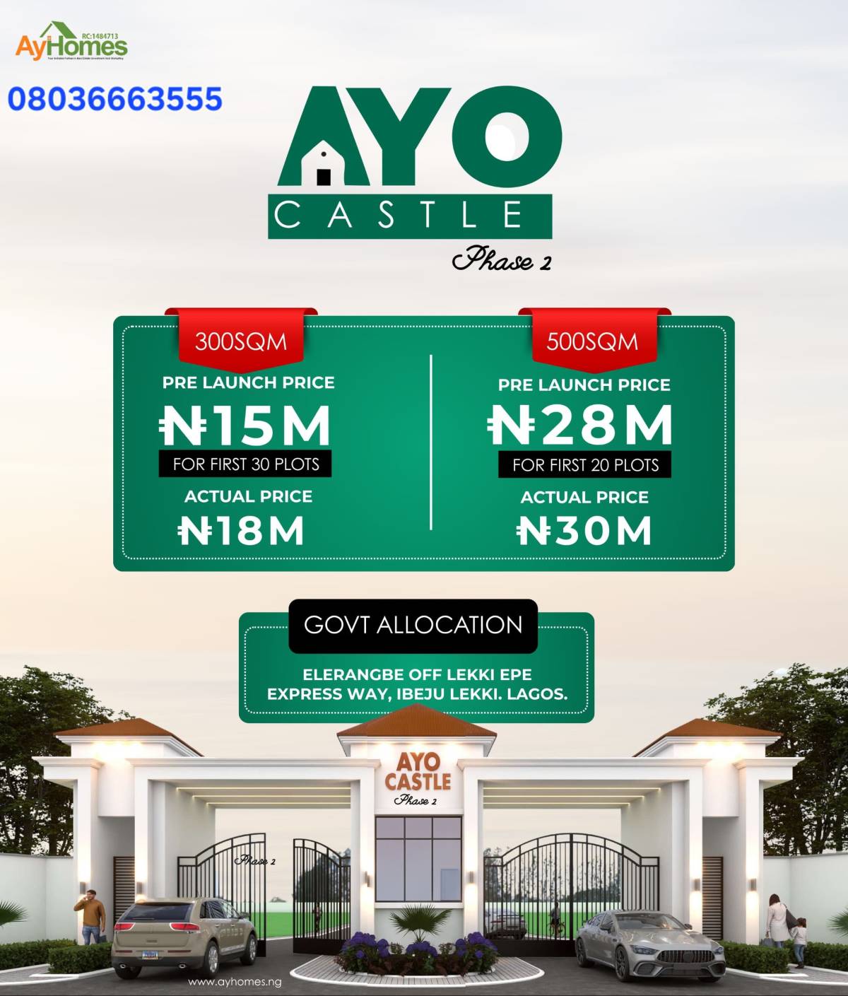 Title Document.....check
Location....check
Topography...check
Price...check

Contact Us Now 
0803666...