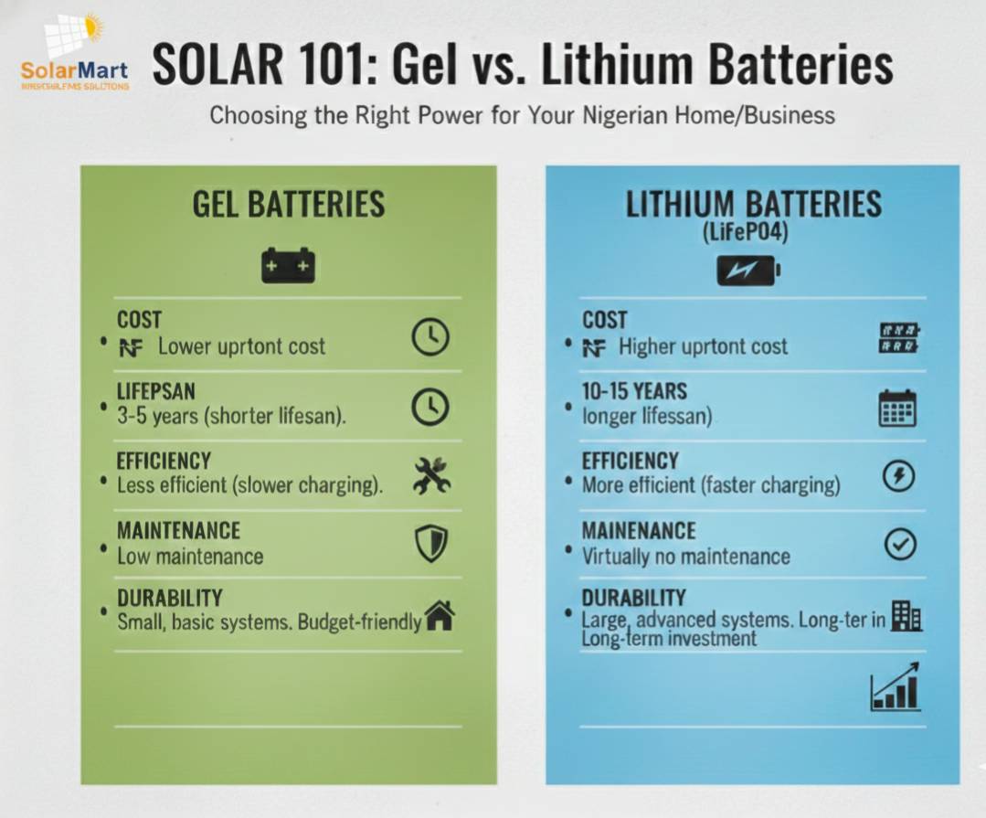 Gel or Lithium? Choose the right power! ๐๐ก
Common question: "Which battery is best?"
While Gel is...