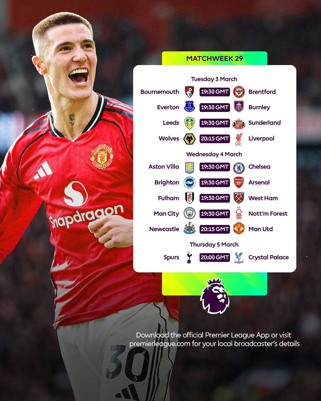 ๐จ Next game is at St James Park,
Newcastle United host Manchester United tonight in the midweek act...