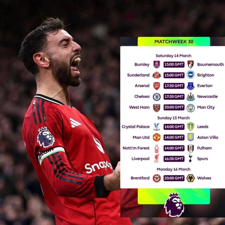 ๐จ Premier League week 30 action,
Which game are you looking out for?
Manchester United - 51 points...