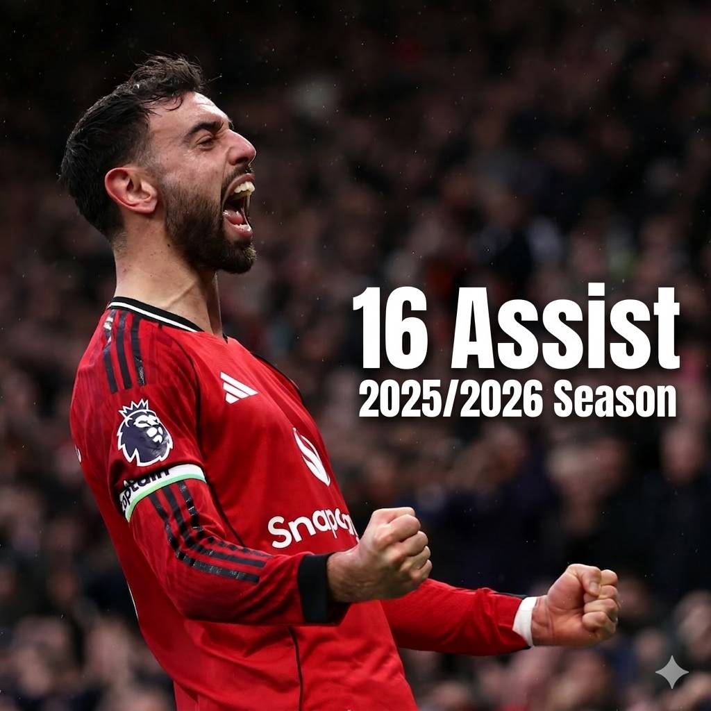 ๐จ Manchester United captain Bruno Fernandes has the highest number of goals involvement in the Prem...