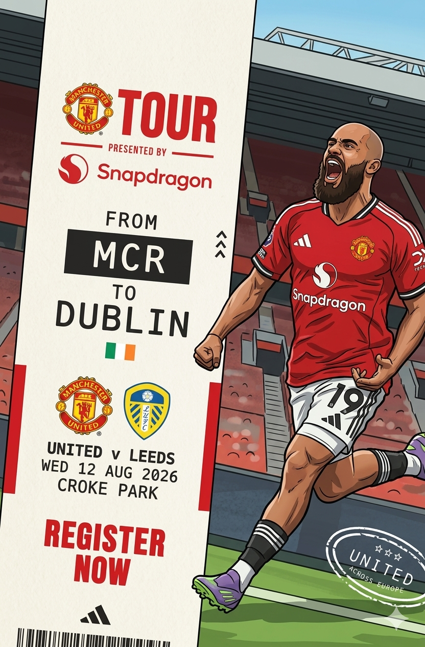 🚨⚽ It's Time to refresh & finish strong.
@ManUtd Dublin tour 2026
Let's go re♥️♥️♥️