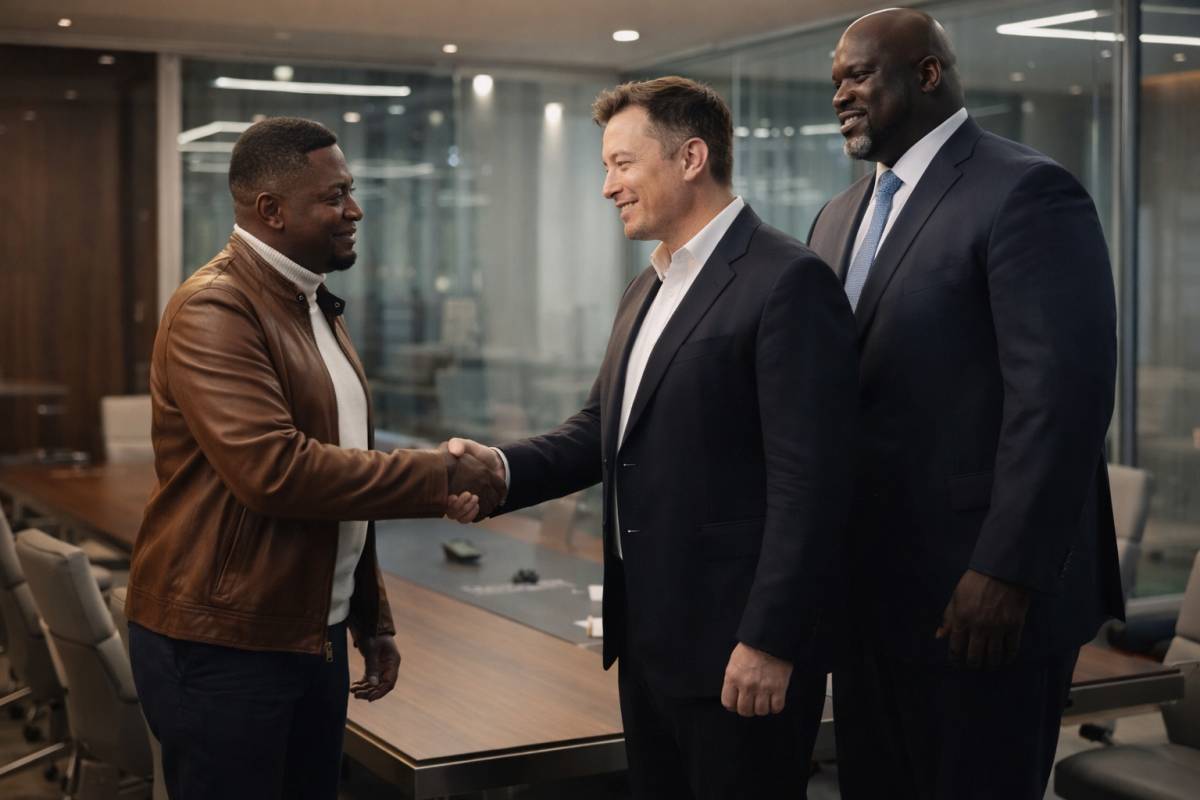 Elon and Shaquille O' Neil