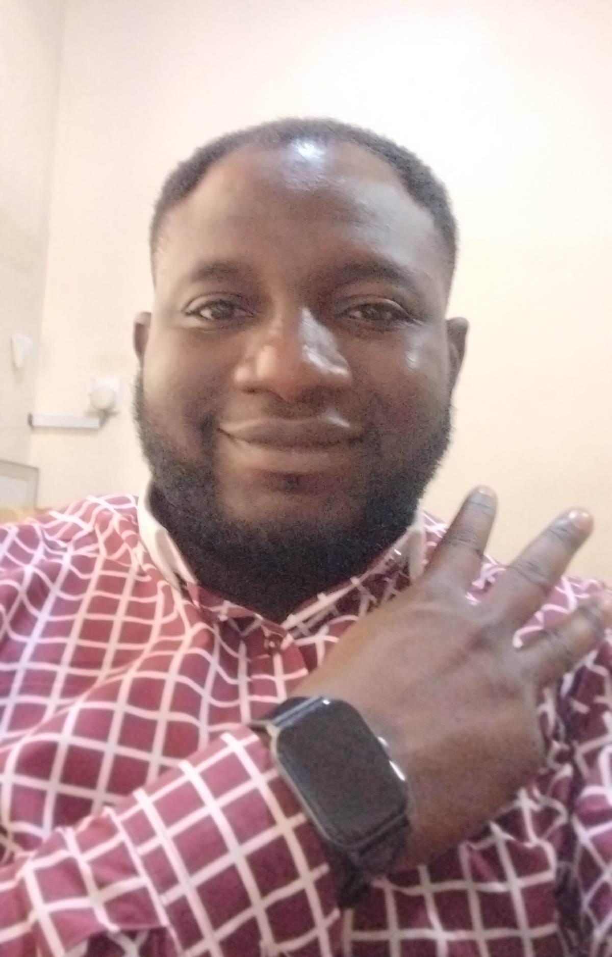My first picture on the first African social interactive app, will love your comments guys.