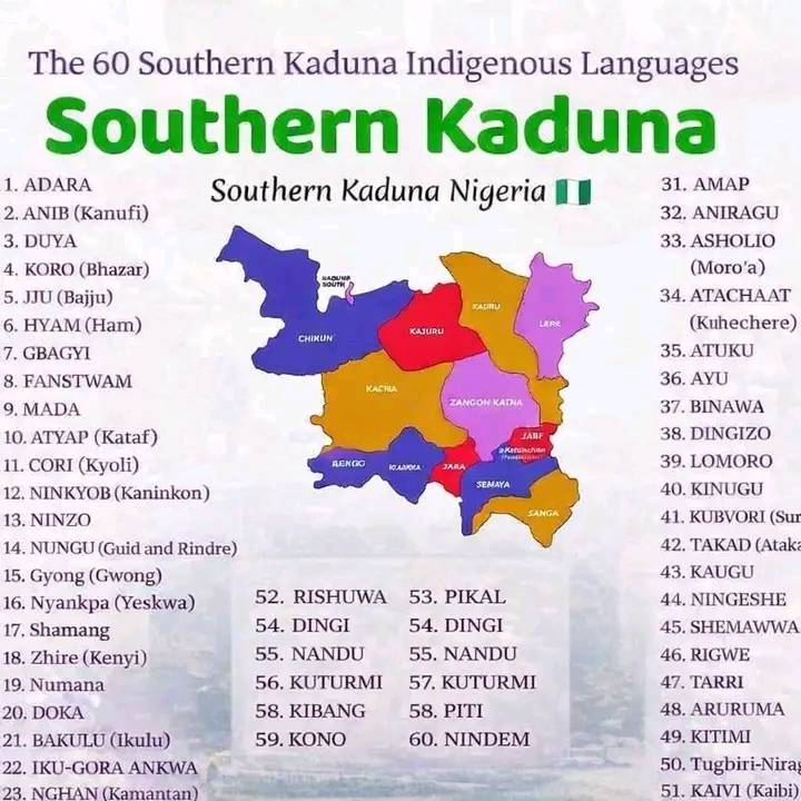 List of tribes in Southern Kaduna
Identify when you see your tribe una
๐๐๐๐๐๐
No 5 is mine..#j...