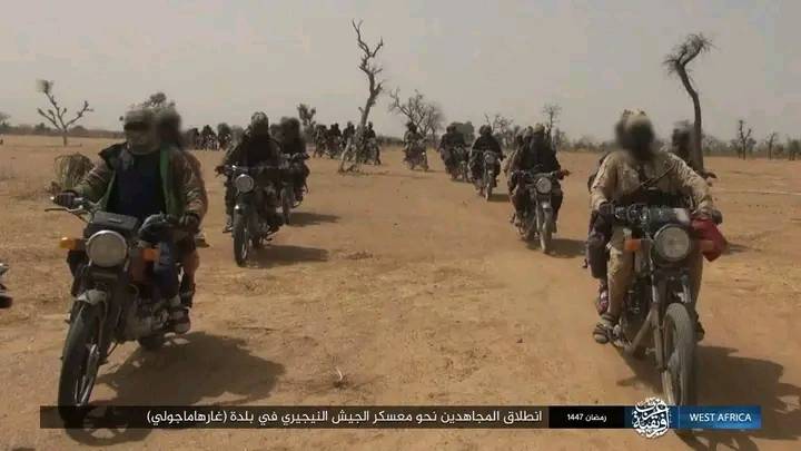 ISWAP attacked the "Garahamojili" camp of the Nigerian army in Adamawa State yesterday, reportedly k...