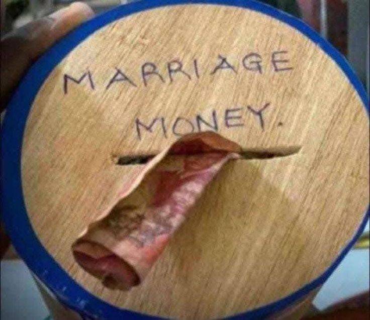 Saving money ๐ค๐ฐ๐ค๐ค for my marriage