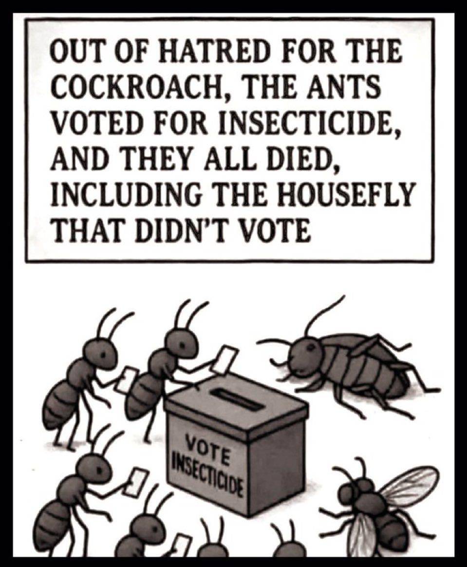 Elections have consequences!
Get involved. Vote wisely!!