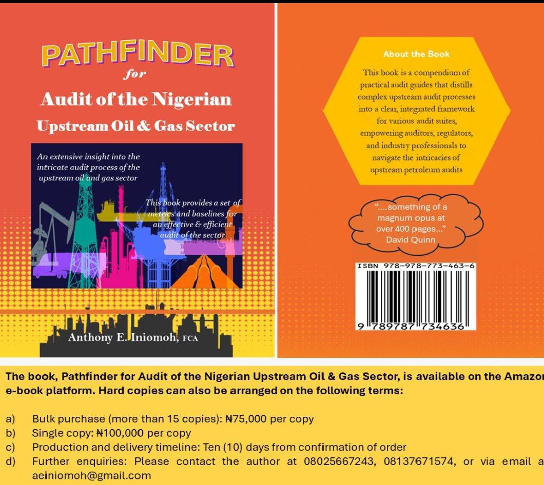 My book on audit of the Nigerian Upstream Oil and Gas Sector