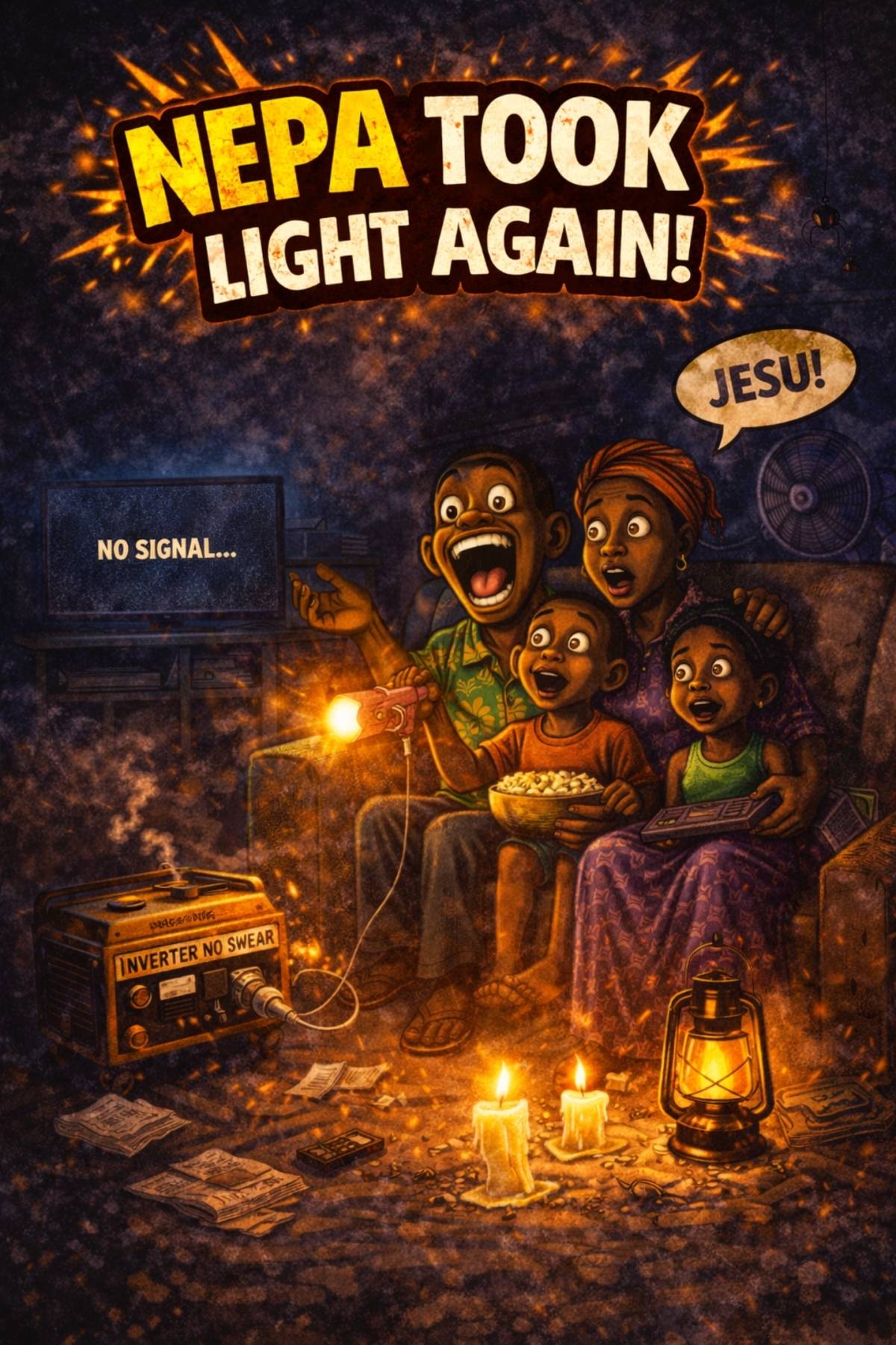 No light and they said Tinubu wan contest again for 2027?? Wonders shall never end๐คทโโ๏ธ. At this 21s...