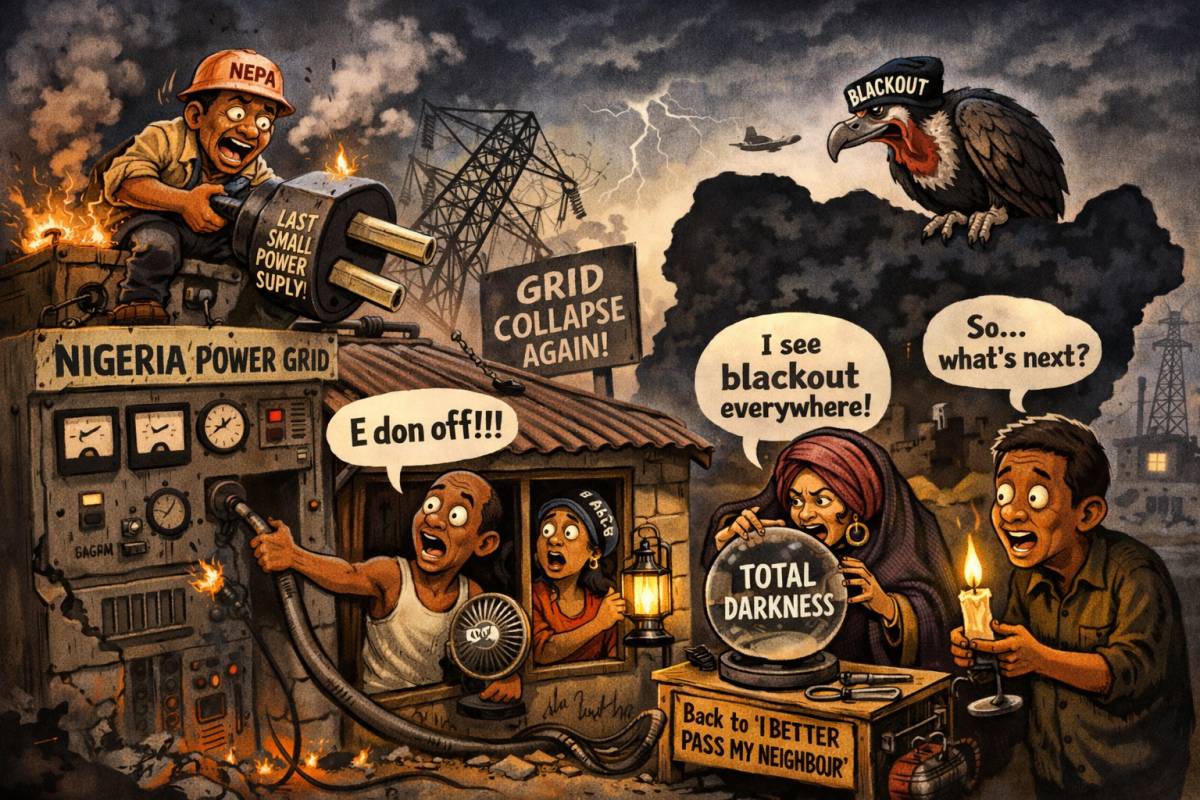 Nigeria grid collapse. 🤔