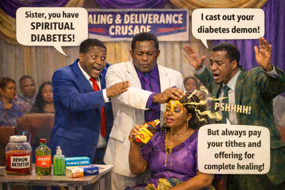 Nigerian Pastors and their healing when they dont have any prior knowledge about human health.🤷♂️...