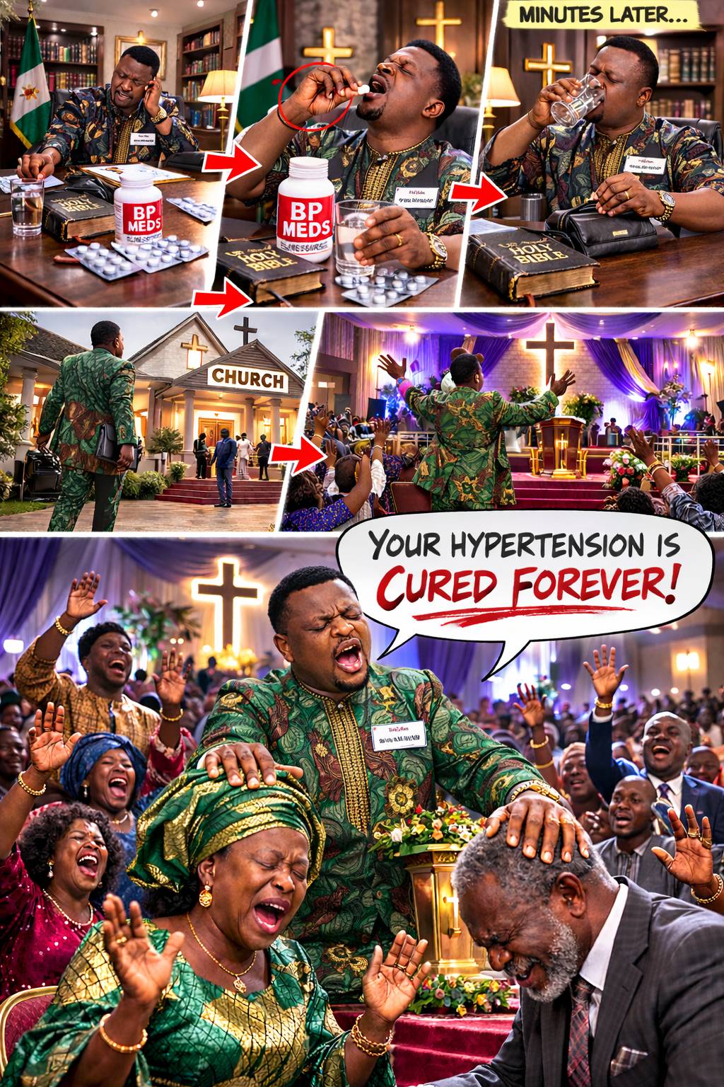 Pastor Lekeelekee performing miracle. Do you want to be healed? Let me know by commenting so I can c...
