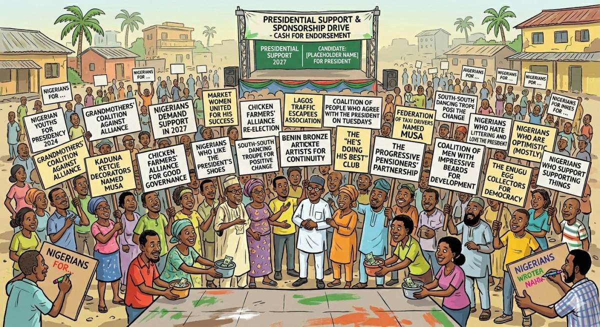 Nigerians now forming so many groups to support Tinubu and make money