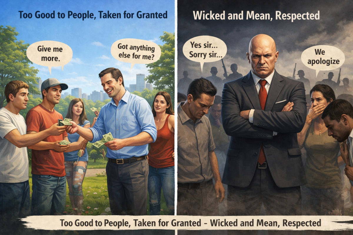 Benefits of being mean and wicked