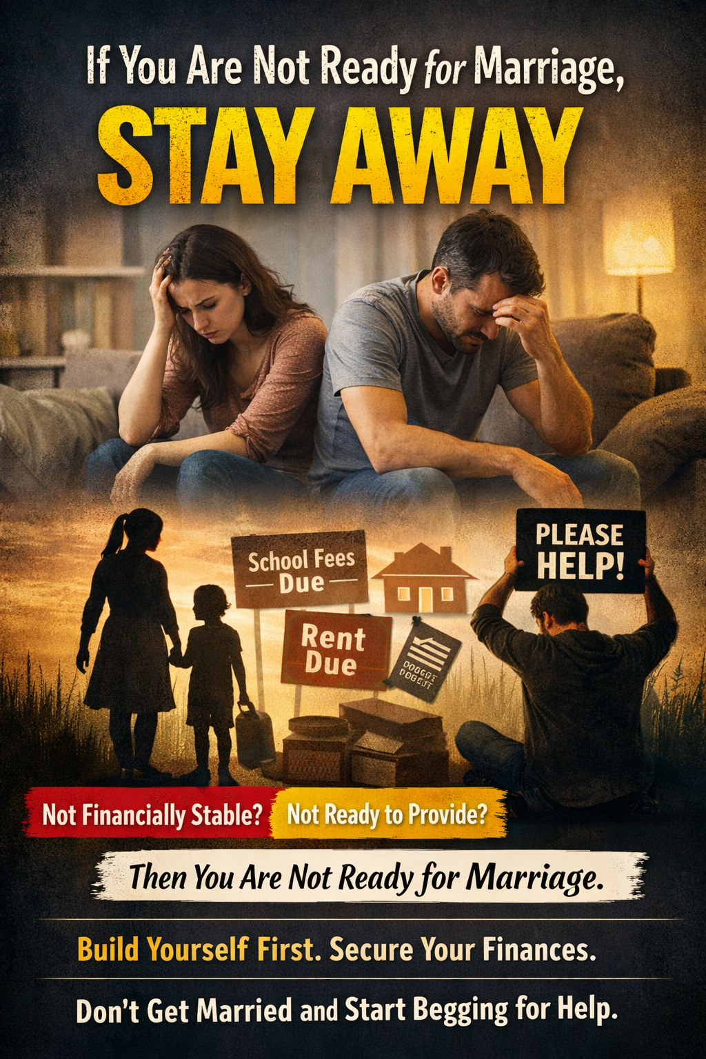 If You’re Not Ready for Marriage, Stay Away
Marriage requires responsibility—emotionally and financi...