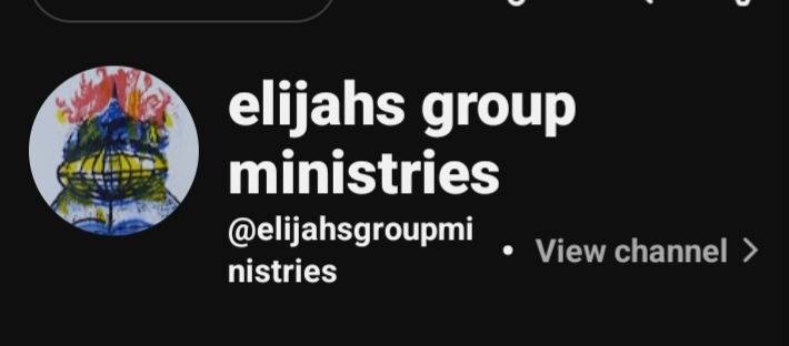 Take a listen, pray and fellowship with Elijahsgroup. https://youtube.com/@elijahsgroupministries?si...