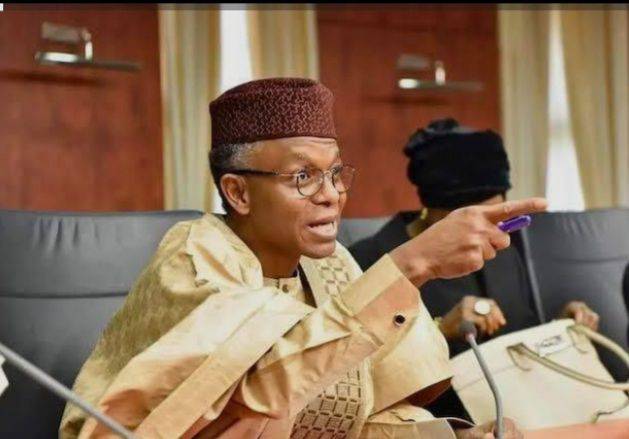 Former governor of kaduna state Mallam Nasir El-Rufai en route to honor the Economic and Financial C...