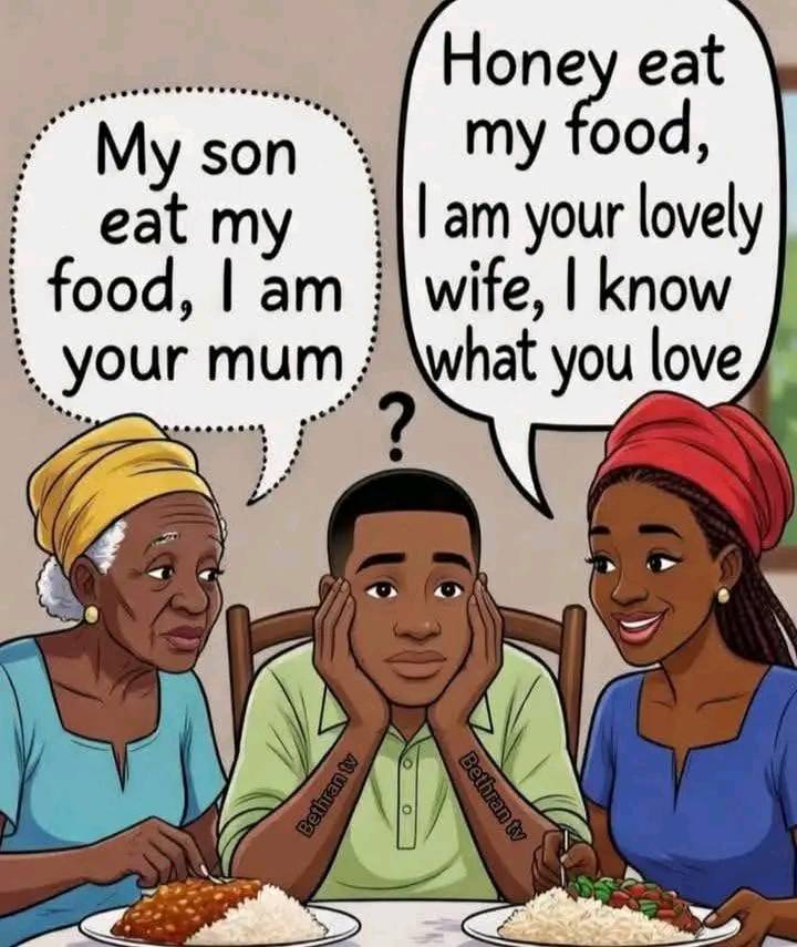 If you find yourself in this position, who's food are you going to eat?
