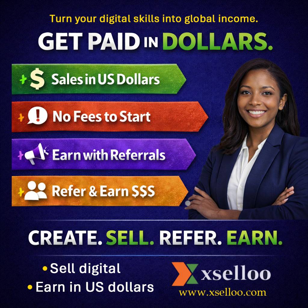 Your skills can make you real money not just attention.
Sell your digital products globally and get...