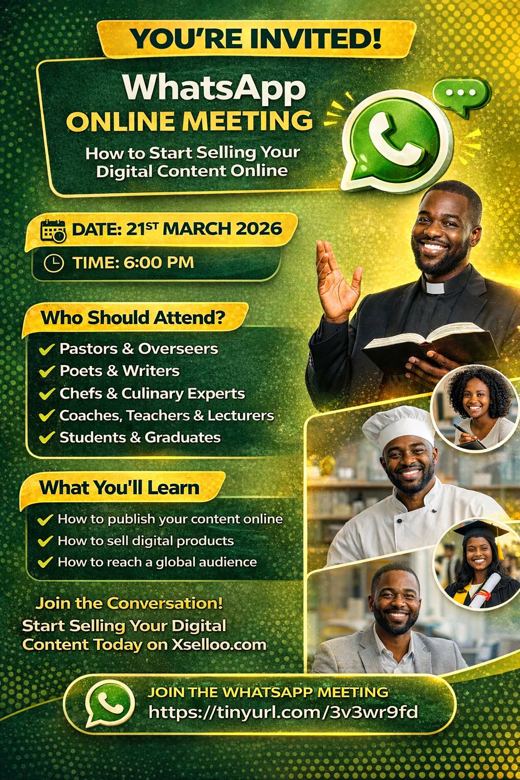 Turn your knowledge into digital income.
Join this free WhatsApp session and learn how to publish a...