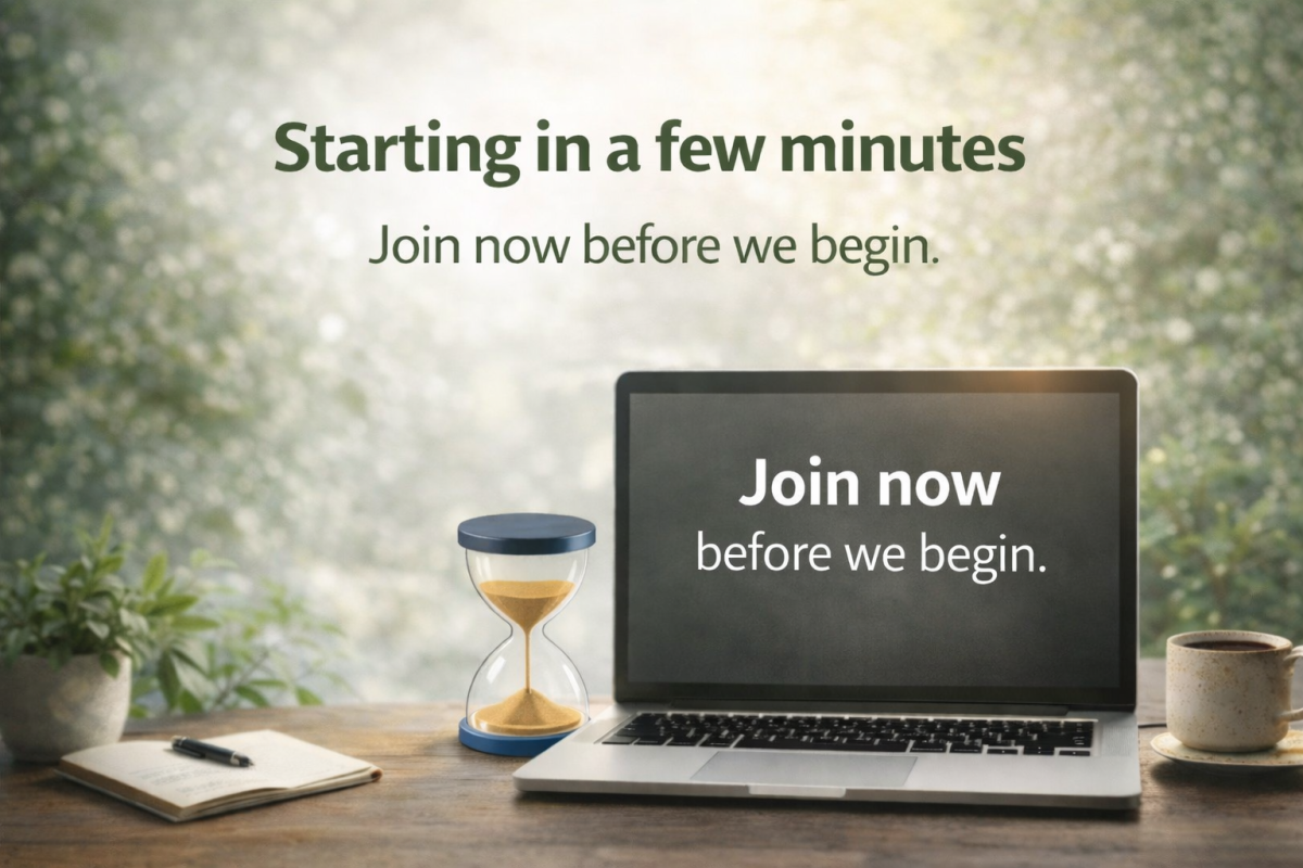 The WhatsApp session starts in a few minutes.

Don’t miss it. Join now. https://tinyurl.com/3v3wr9fd