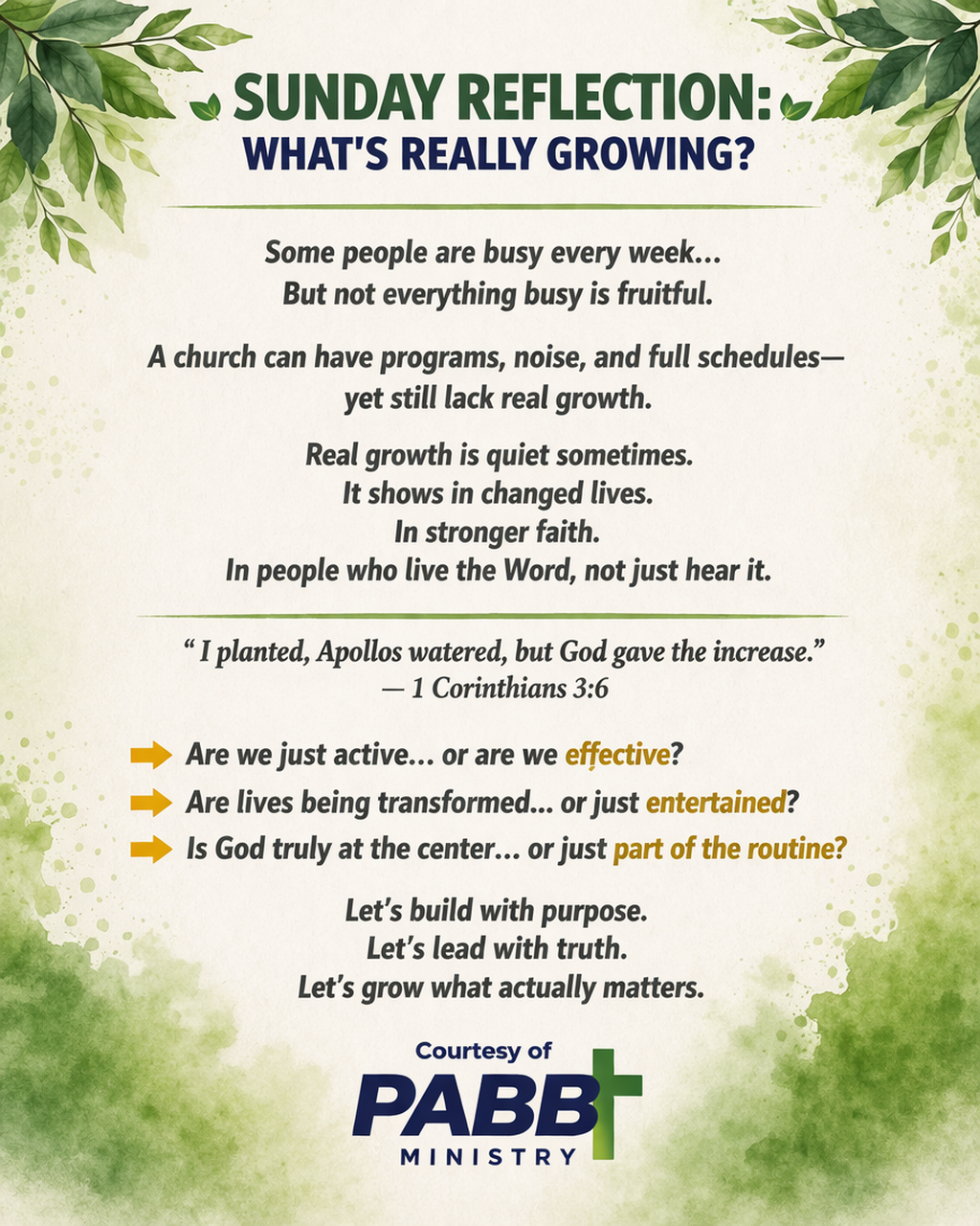 Sunday Morning Reflection
Happy Sunday to everyone, especially my followers.
Stay grounded. Stay foc...