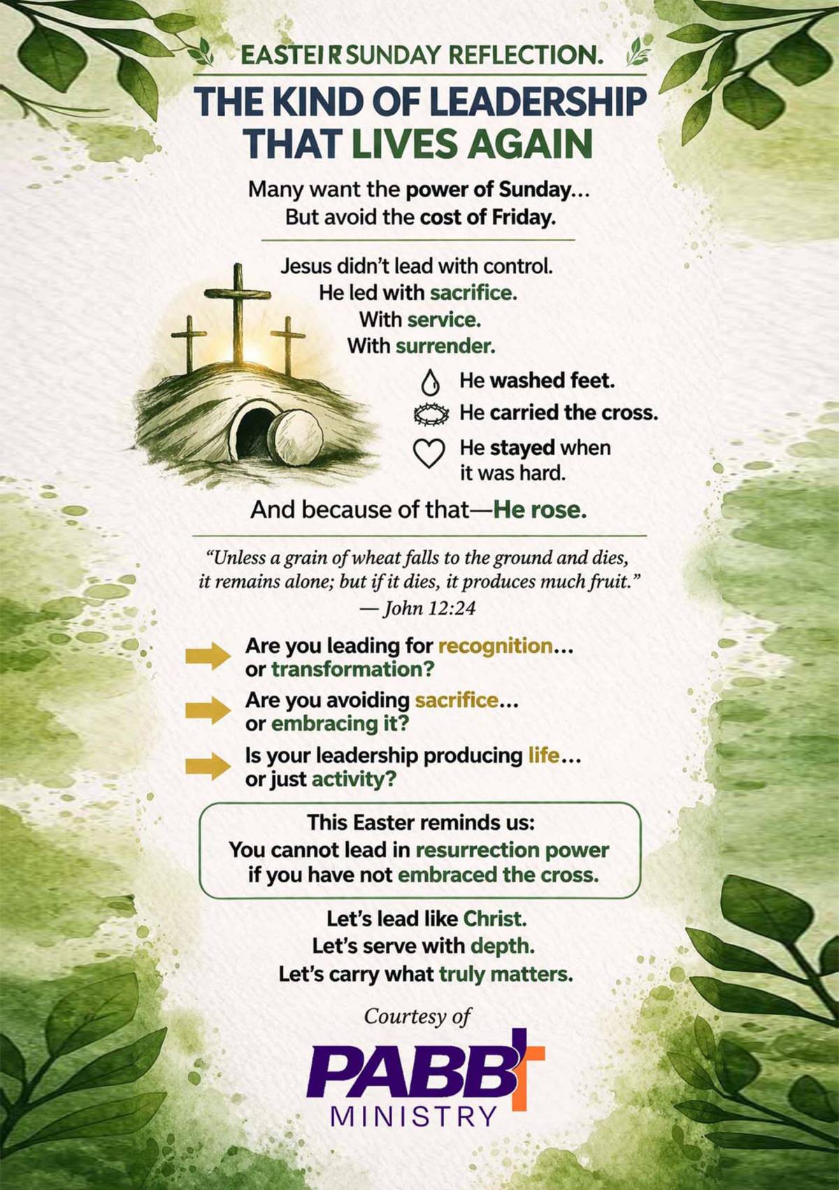 Are you leading for recognition or transformation?
More reflections every Sunday. Don’t miss it.

#S...
