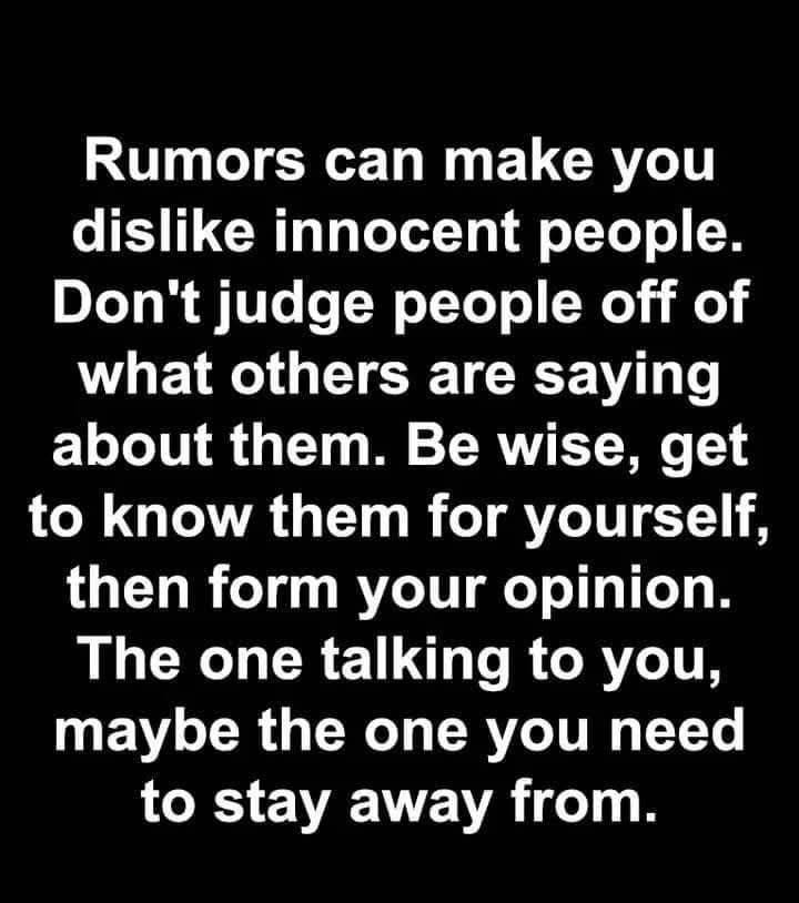 Lets avoid spreading unverified rumors