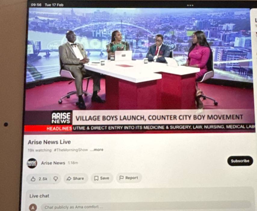 Good morning beautiful people, who was at arise tv this morning.
#arise
#LekeeLekee
#whatistrending...
