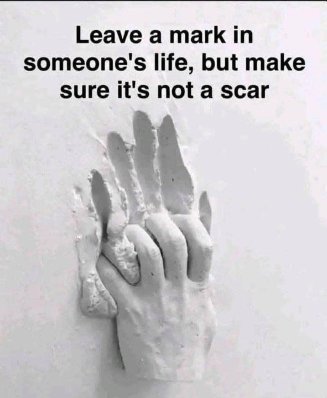 Whatever you do in life try to be nice to people it goes a long way, because you don’t know were you...