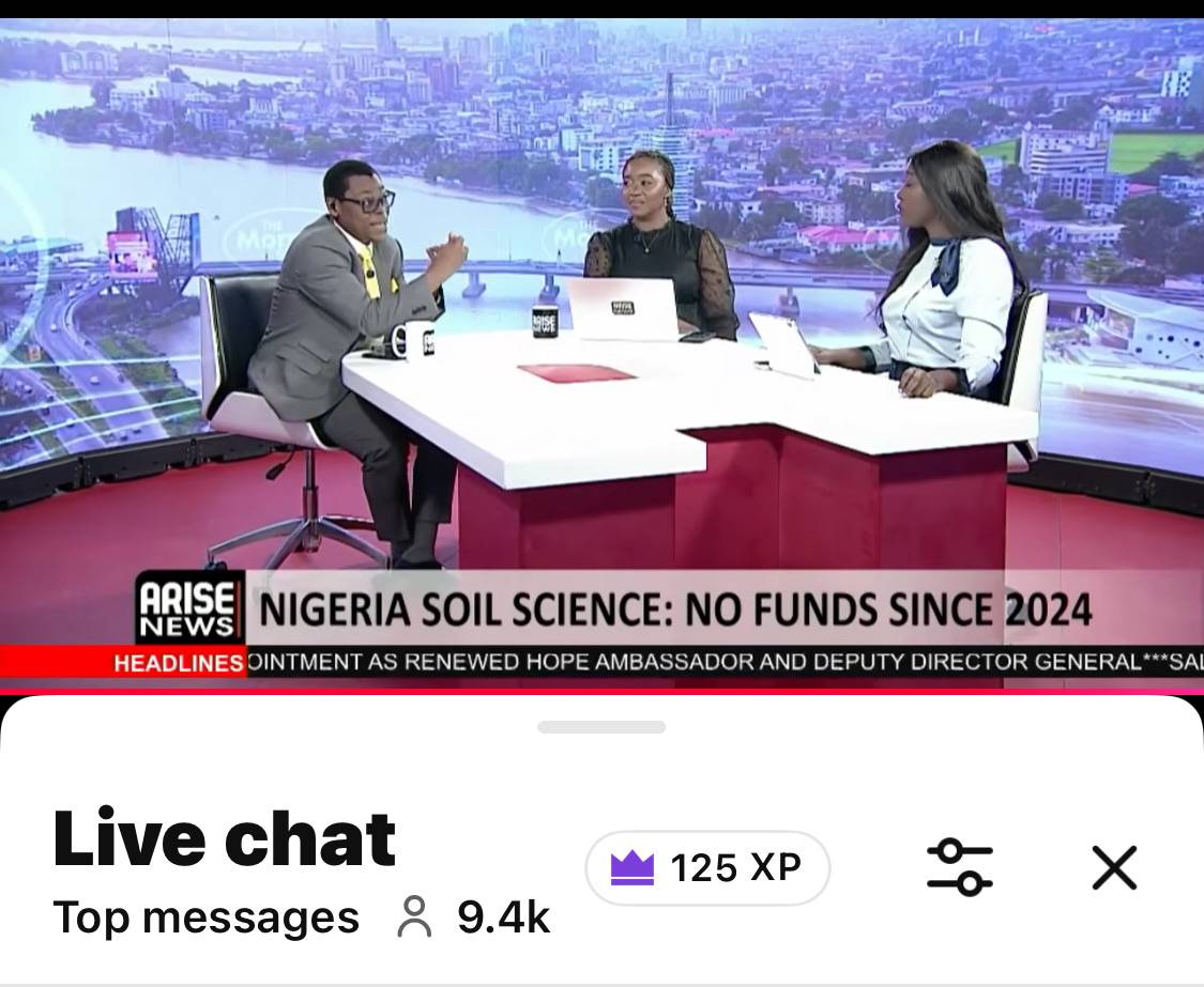 Arise TV , what is happening to studio ￼this morning on what is trending? ￼From 18k to 9.4k anyway y...