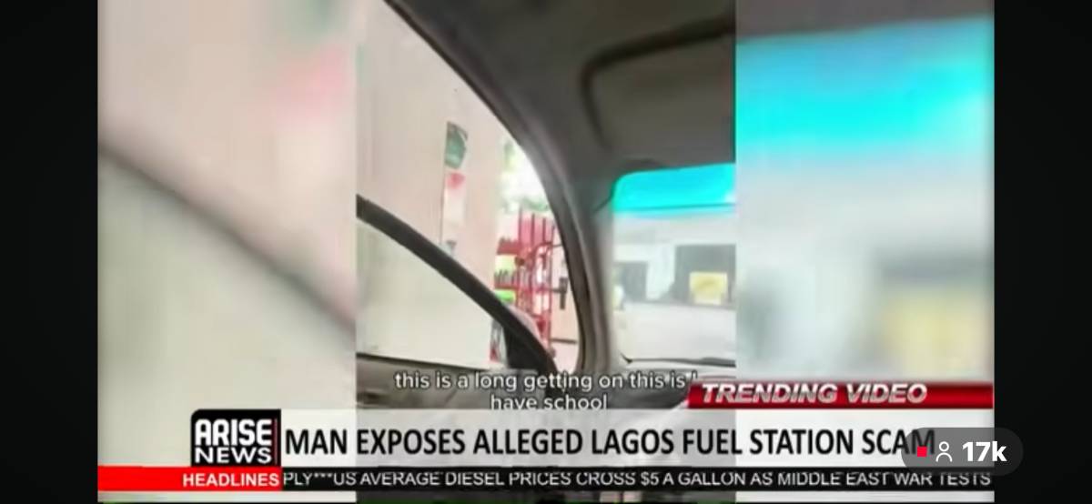 Please shine your eyes at the filling station, if you are buying fuel at the station open all eyes...