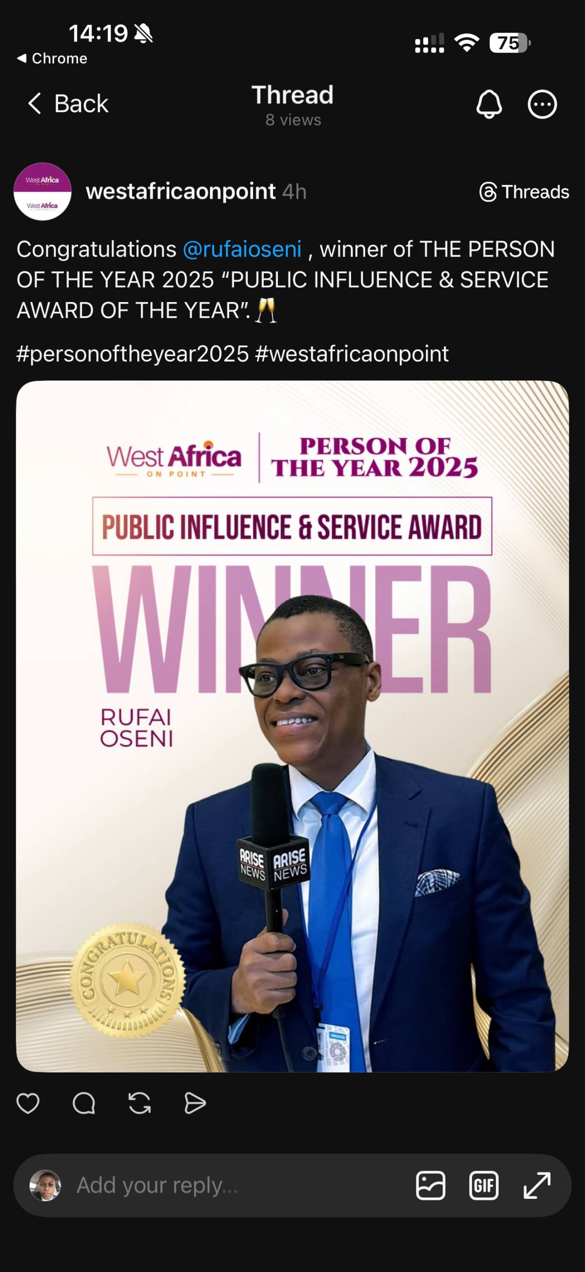 Post by rufai oluwaseun oseni