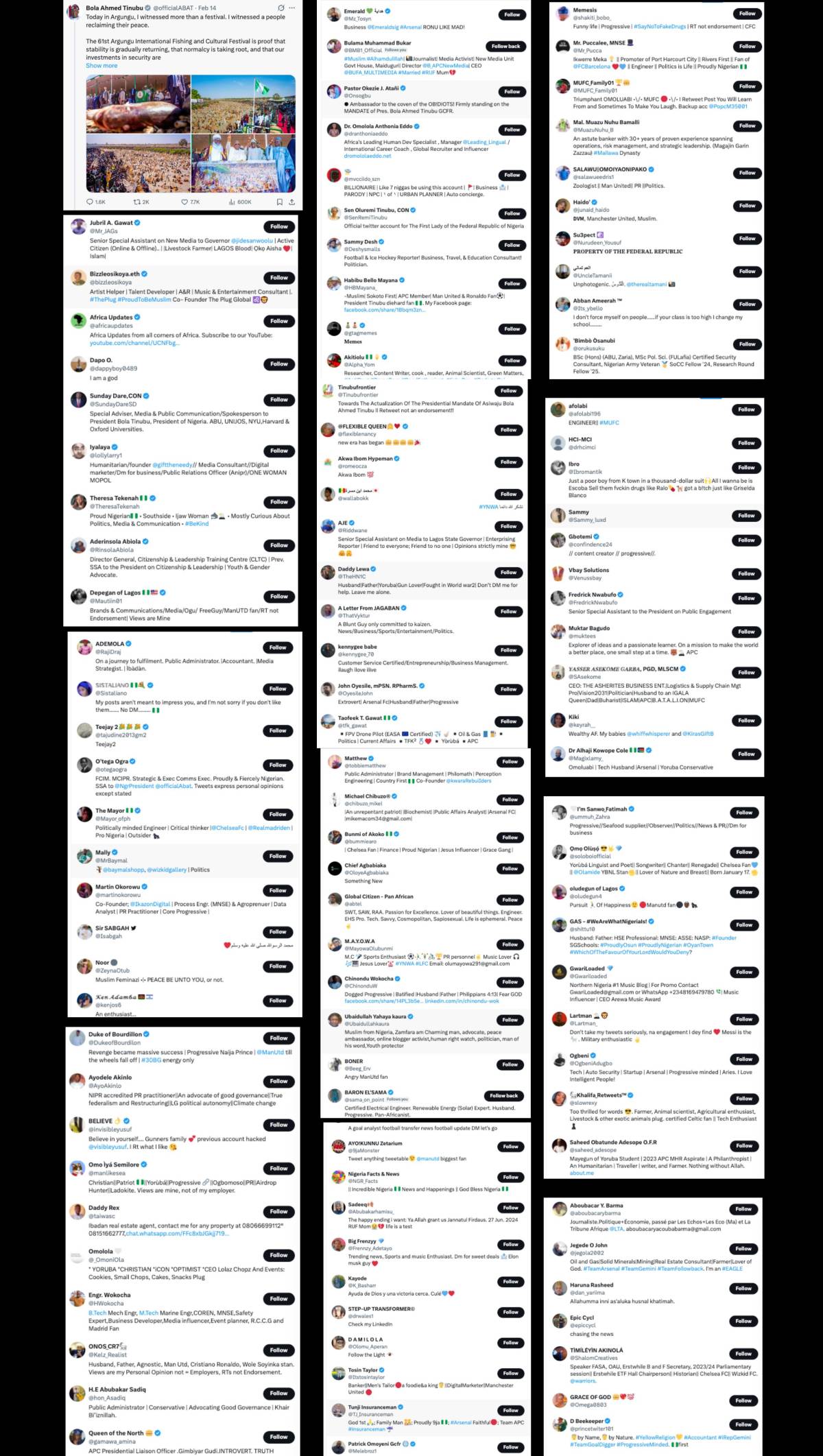 We don see leaks showing people dey paid to push government messages online. Some accounts dey ampli...