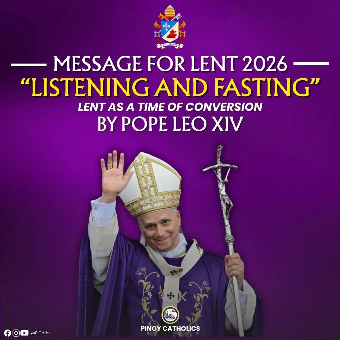 The Holy Season of Lent is about to start!! It's a time of conversion, hope and renewal! Make it a r...