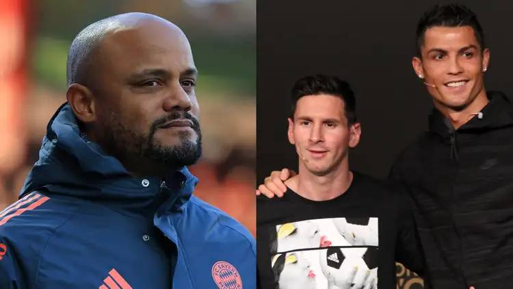 #FCBAYERN coach Vincent Kompany never considered Lionel Messi & Cristiano Ronaldo toughest opponent...