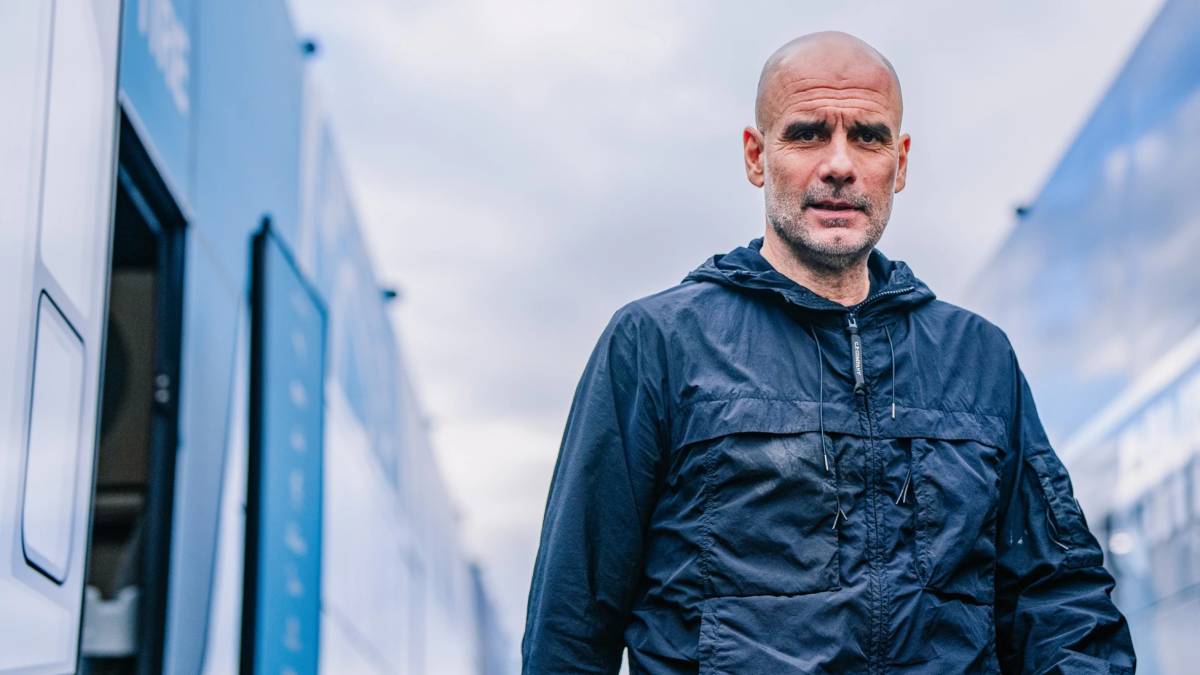 Pep Guardiola: "We didn’t create much but we didn’t concede anything. It was long balls where we str...