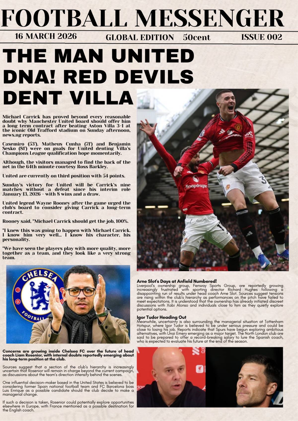 The Man United DNA! Red Devils Dent Villa... Issue 002
#LekeeLekee
#premierleague #transfernews #f...