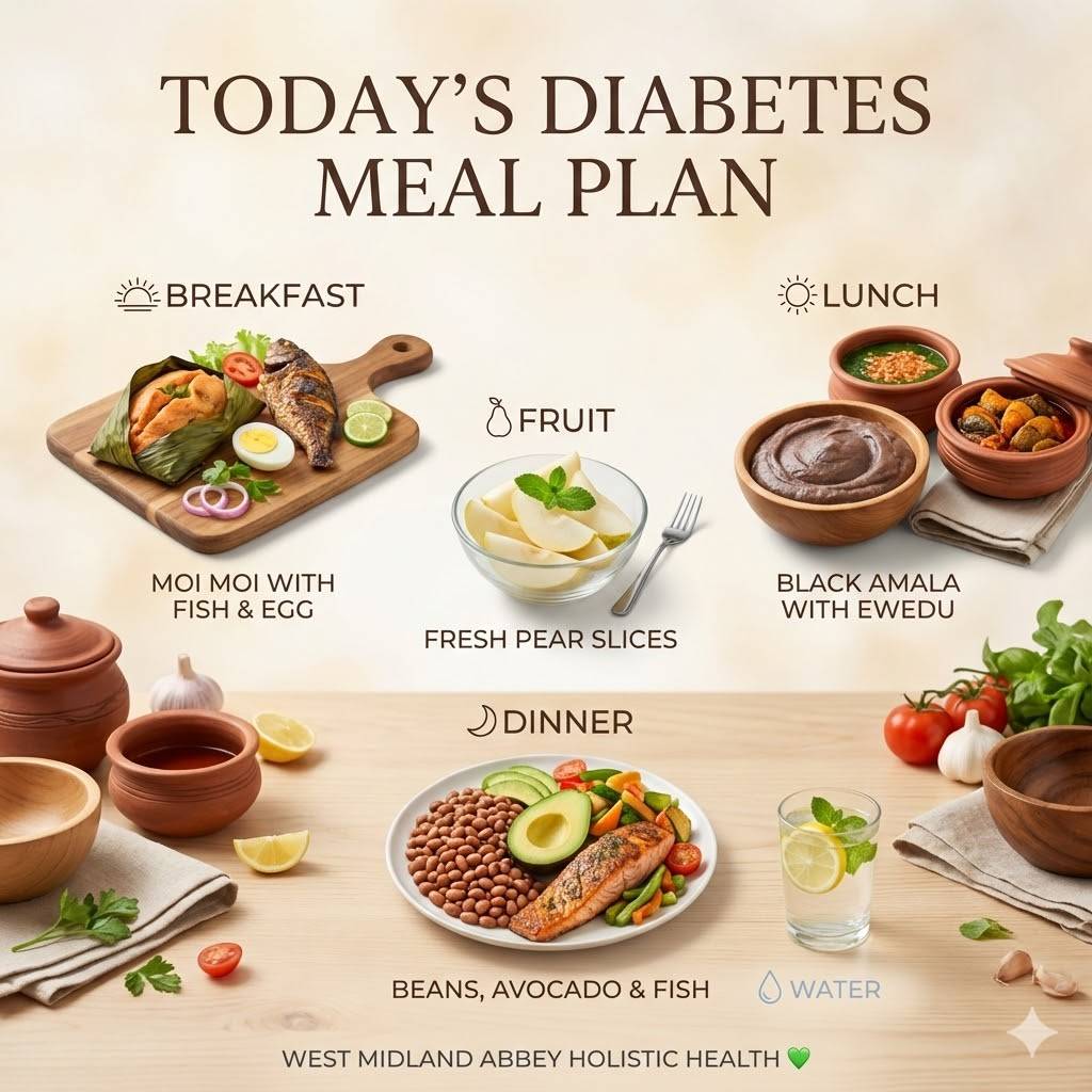 TODAY'S DIABETES MEAL PLAN ๐
Hello my beautiful Leekee Family, I hope your day is going well. If y...