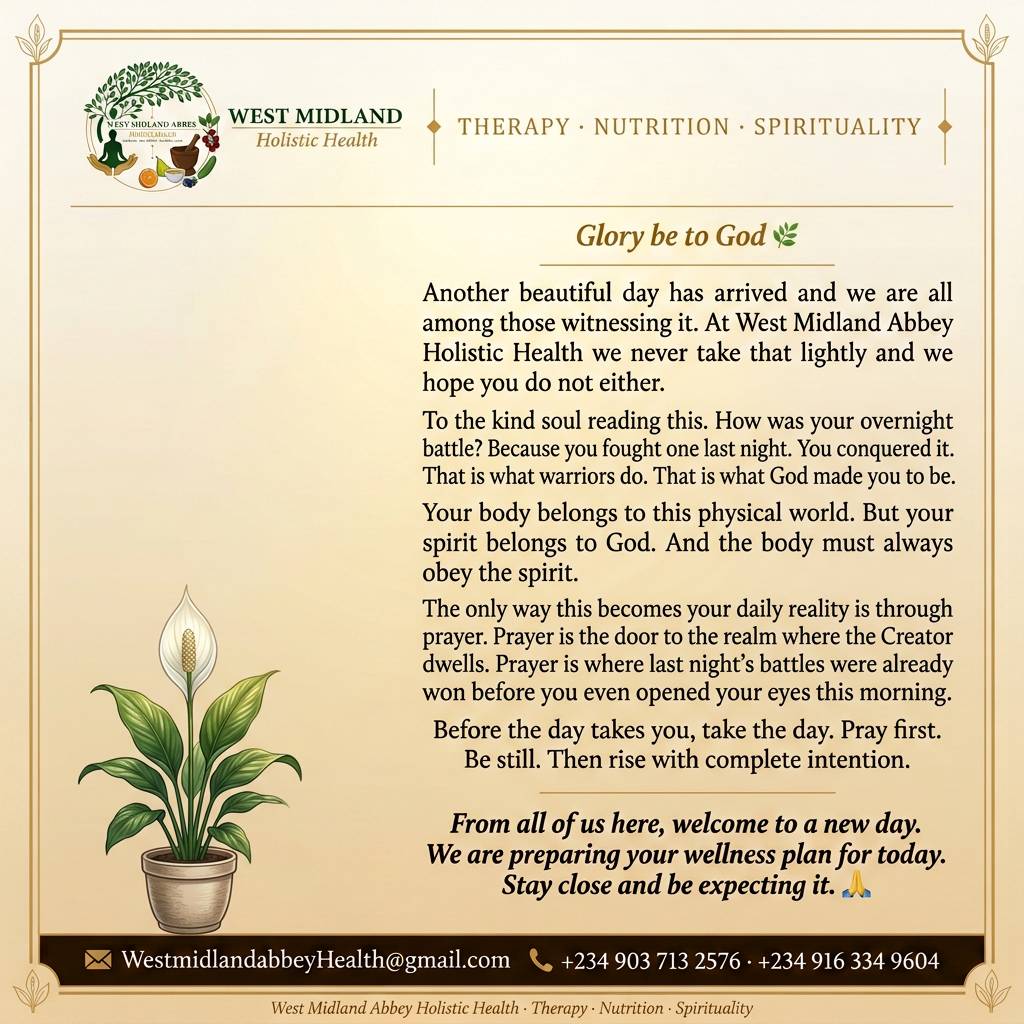 Morning family ๐ฟ We hope the night was kind to you. This is our first post of the day and we pray i...