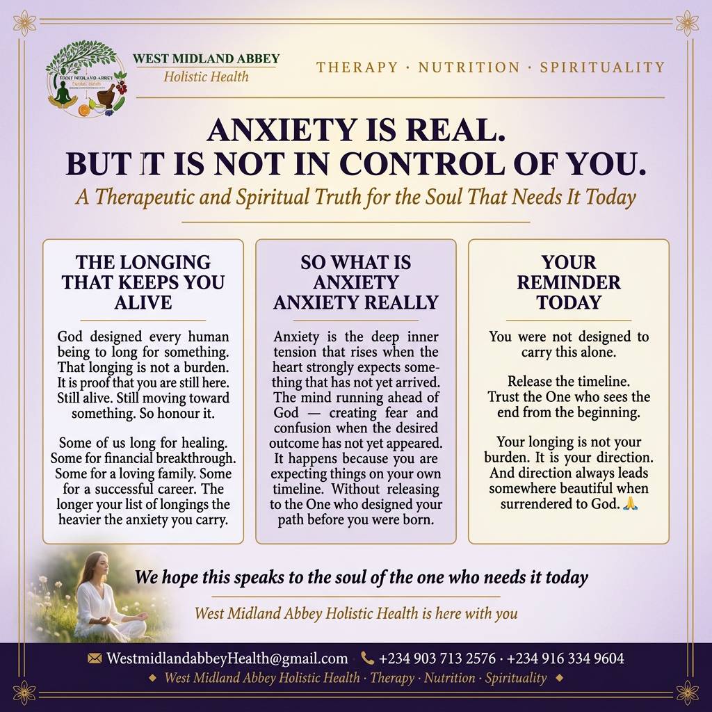 Hello family, This post is for those of us carrying anxiety over something we have been longing for....