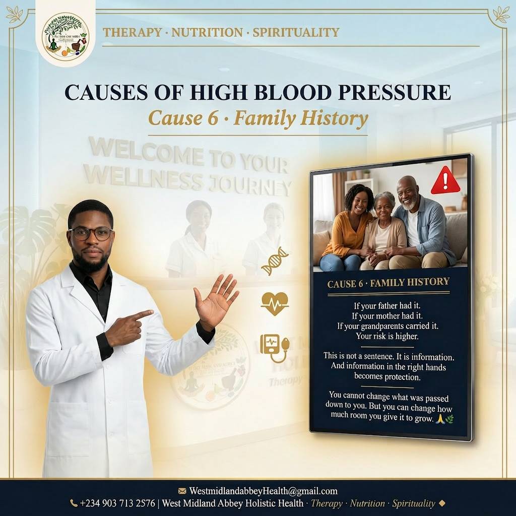Good evening family ๐ฟ This is the final post of the day. We have shared 6 causes of high blood pres...