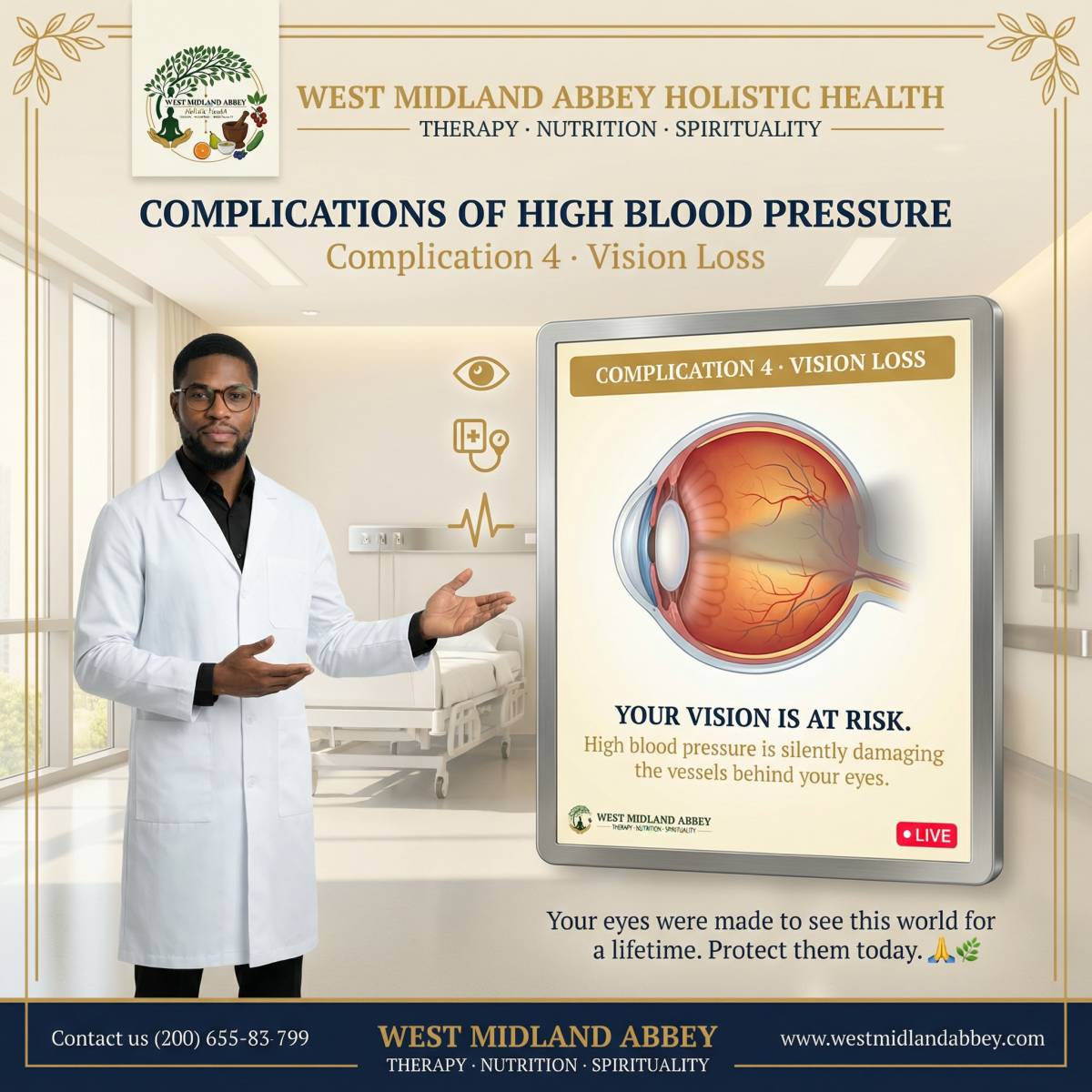 Hello everyone ๐ฟ This is Complication 4 of what high blood pressure silently produces when it is le...