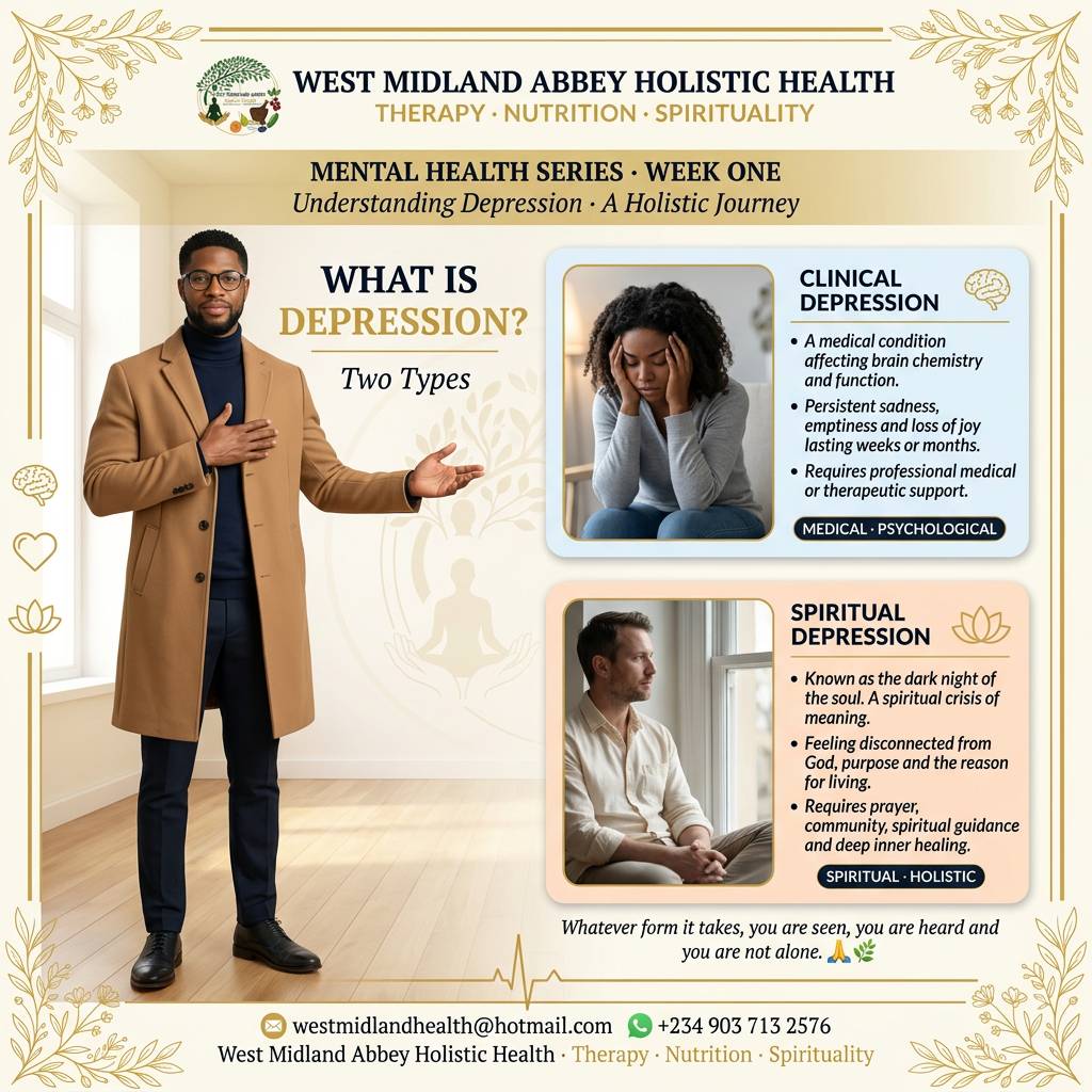 WHAT IS DEPRESSION?
Good afternoon family. Ekasan oo. We all face challenges in life. When they beco...